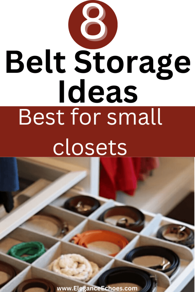 belt storage ideas