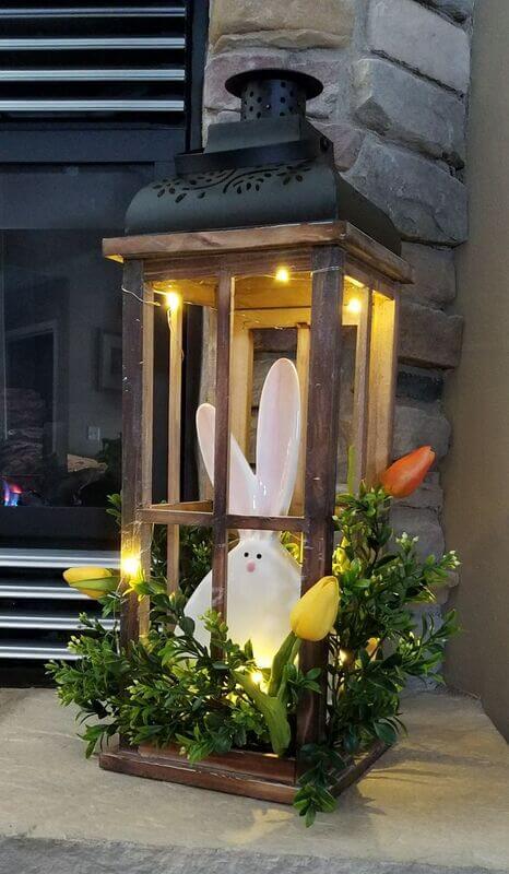 lantern bunny easter decorations