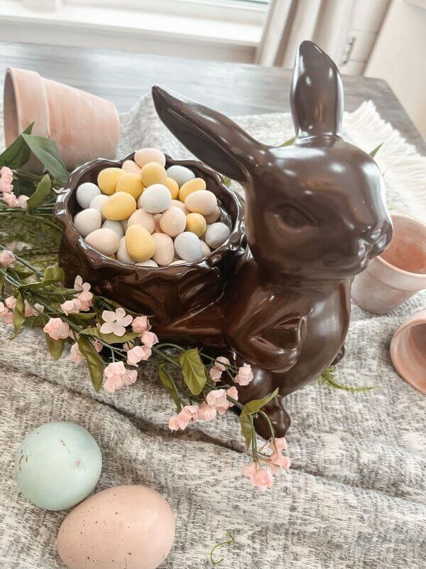 chocolate bunny easter decorations