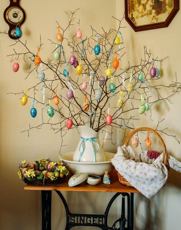 egg tree easter decorations