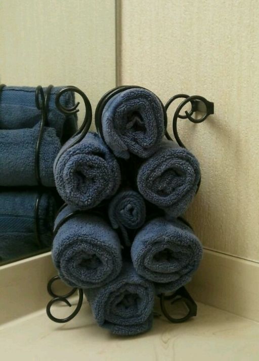 wine rack Bathroom Towel Hanger Ideas 