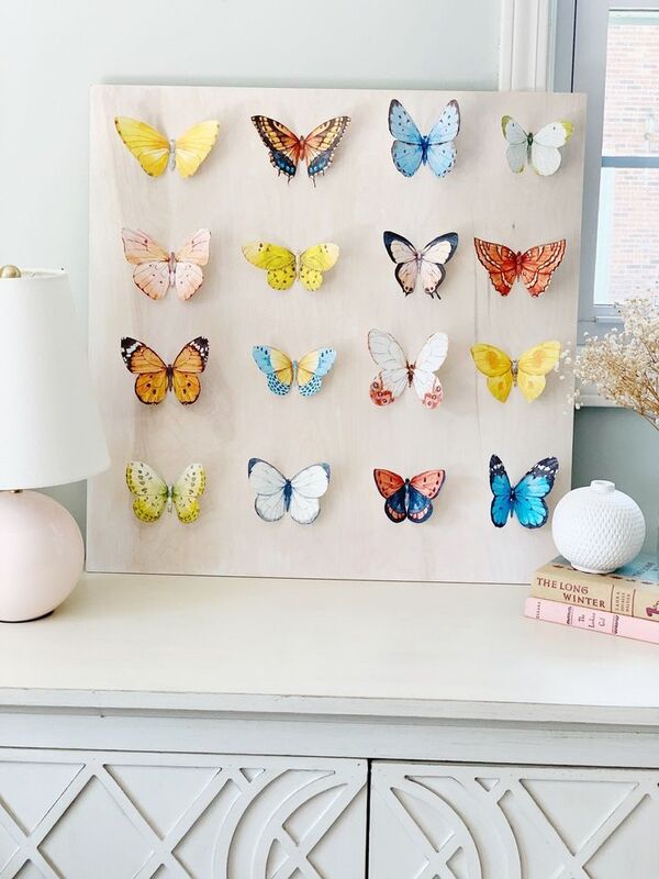 butterflies spring decor