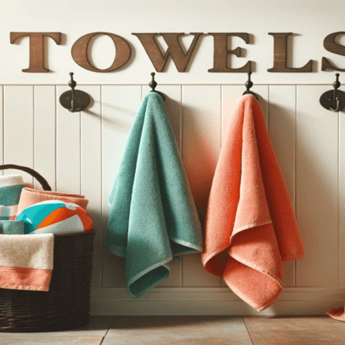 beach towel storage ideas