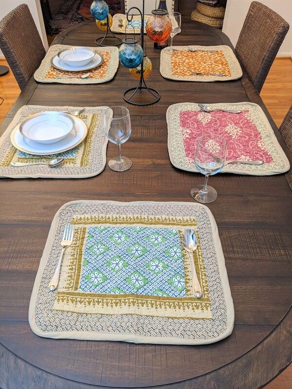 tablemat spring decor ideas