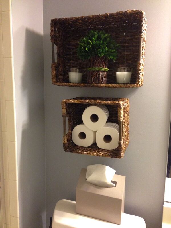 baskets for over the toilet storage