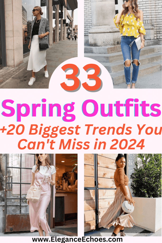 spring outfits and 2024 fashion trends