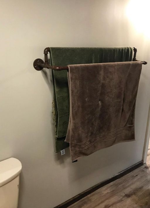 tiered towel hanger Bathroom Towel Hanger Ideas