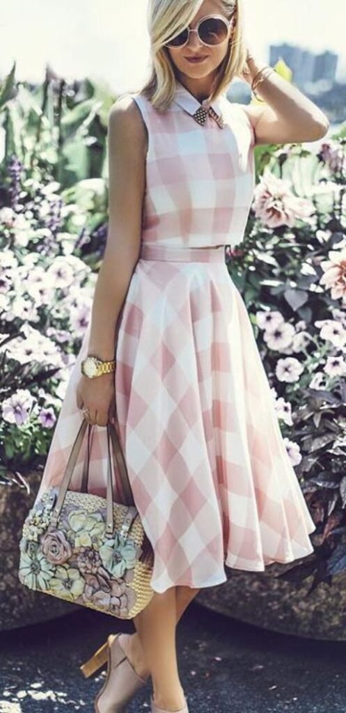 vintage pink set cute girlfriend outfit