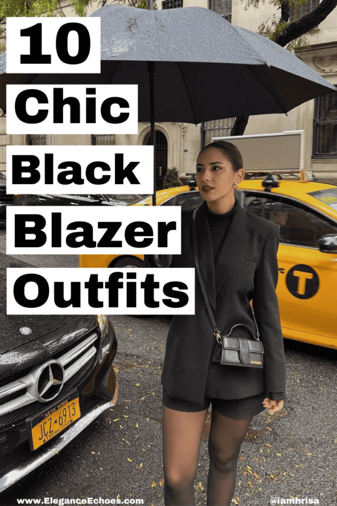 black blazer outfits
