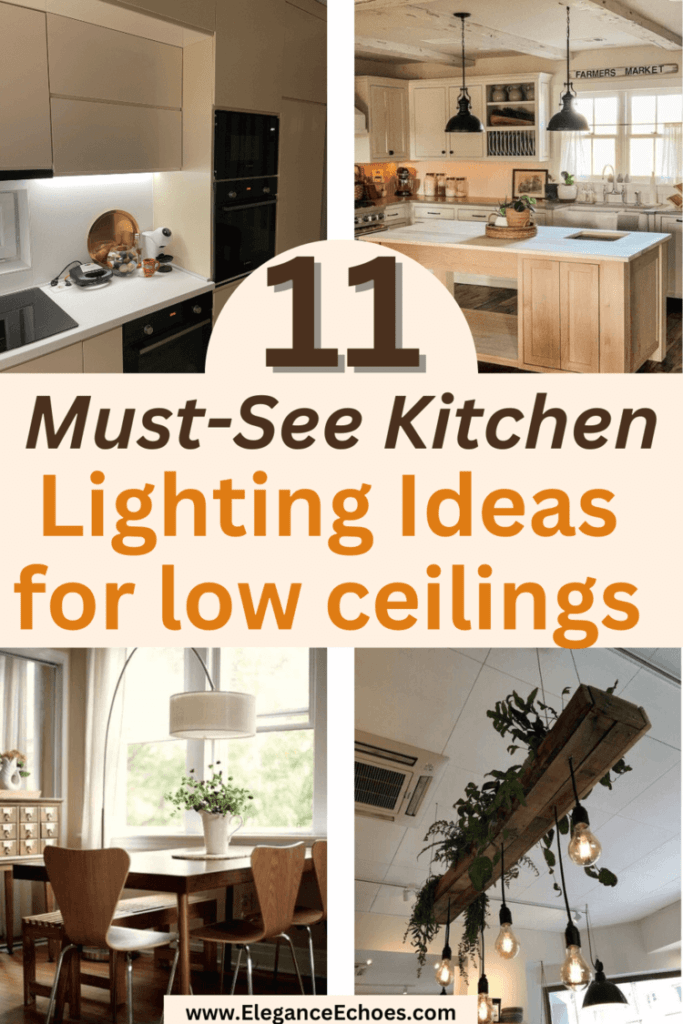 kitchen lighting ideas for low ceilings