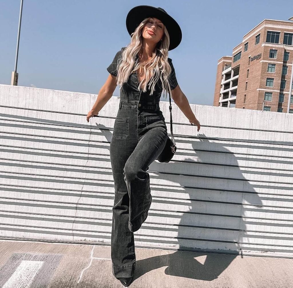 MakeMeChic Women's Straight Wide Leg Denim Pants Striped Bow Rise Jeans...