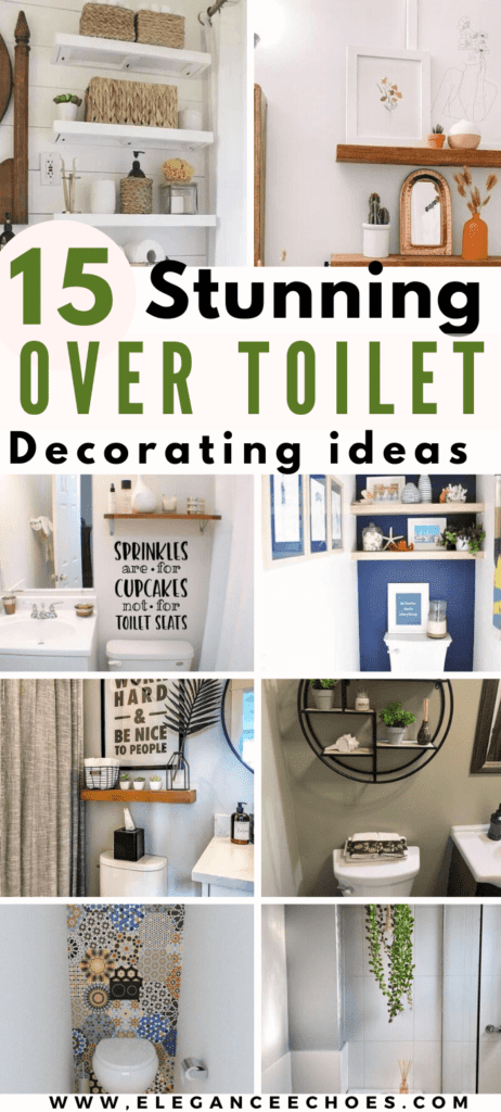 over the toilet decor ideas