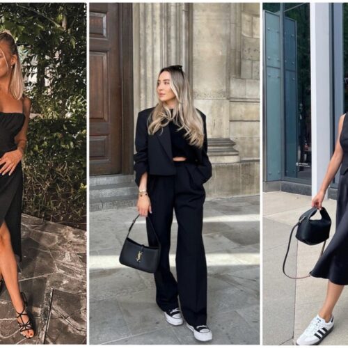 aesthetic black outfits