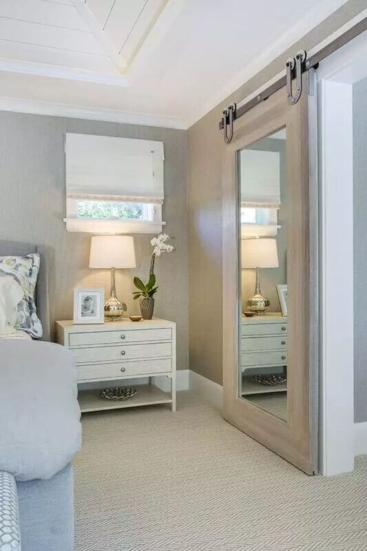 mirror bedroom door decor ideas