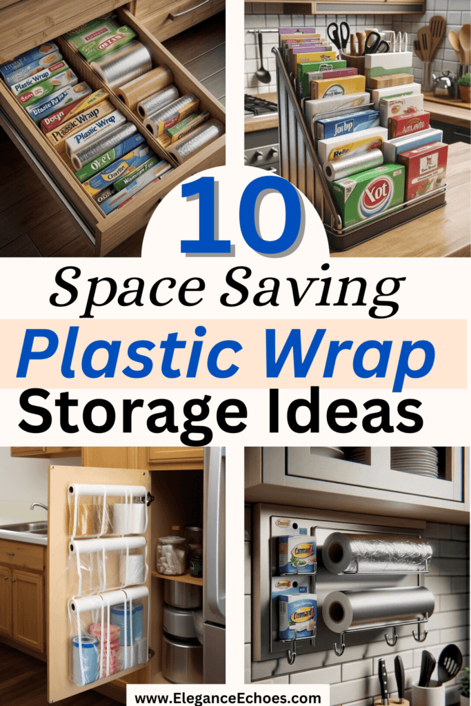 plastic wrap storage ideas