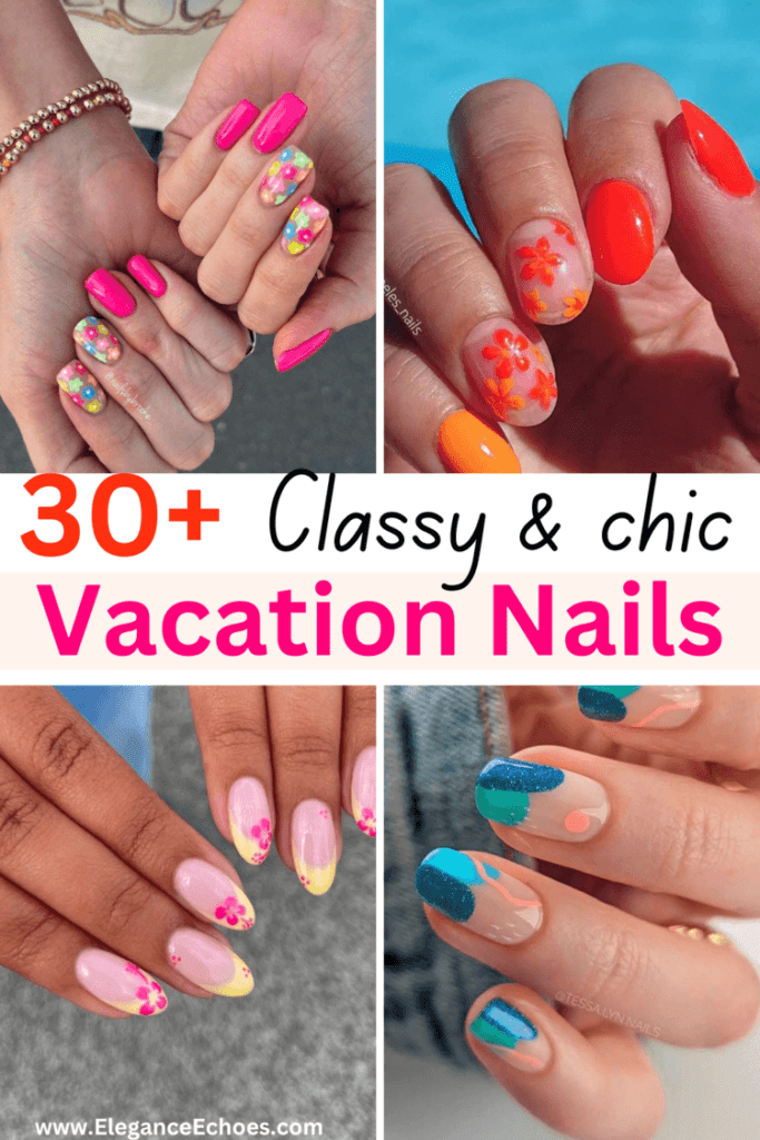 tropical vacation nails