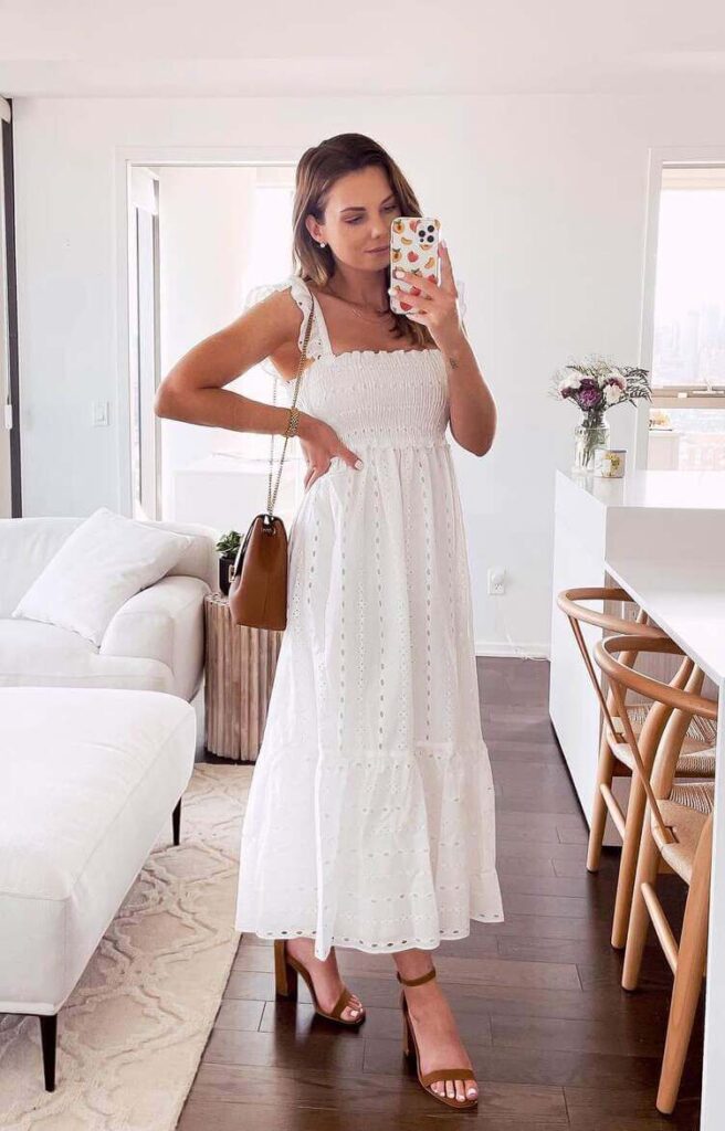 summer outfits white dress