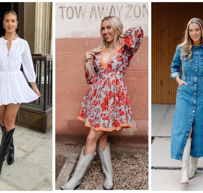 Dress to Wear With Cowgirl Boots: Best 14 Outfit Ideas