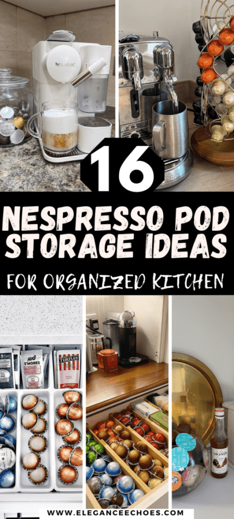 Nespresso pod storage ideas.