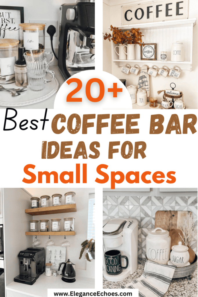 coffee bar ideas for small spaces.