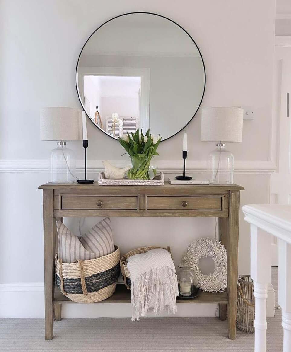 26 Stylish Console Table Decor Ideas to Transform Your Entryway