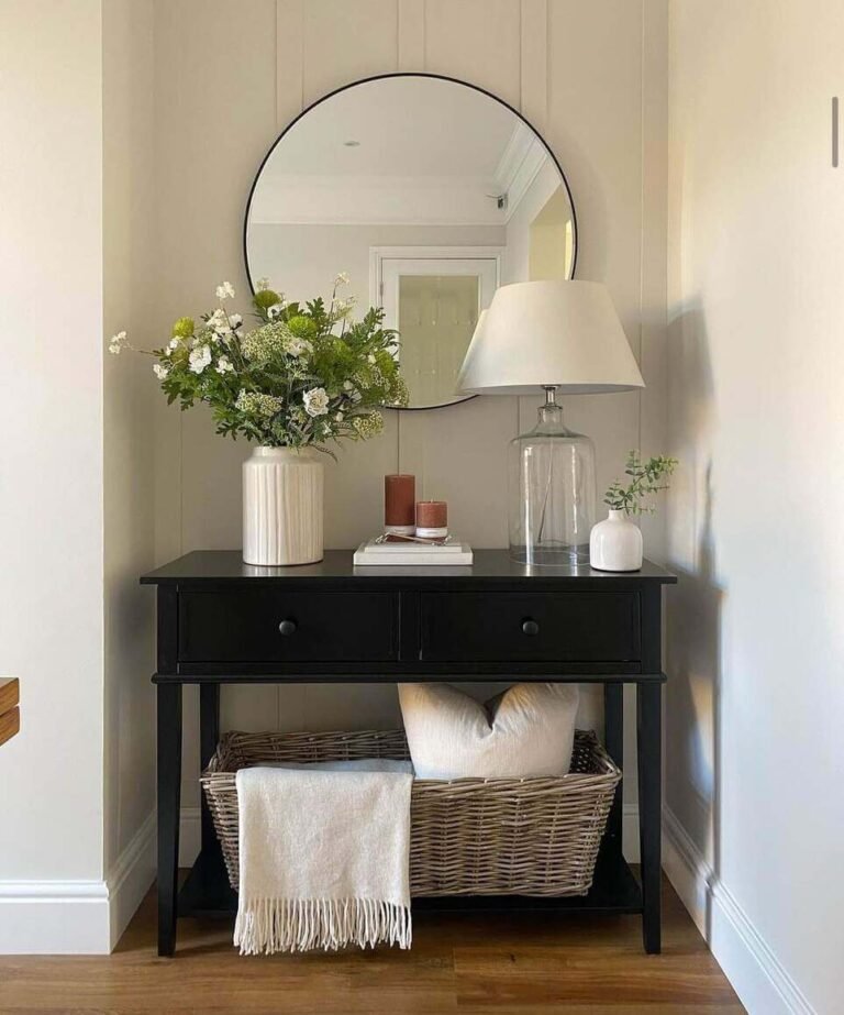 Console Table Decor Ideas for a Stylish Entryway (26 Ideas)