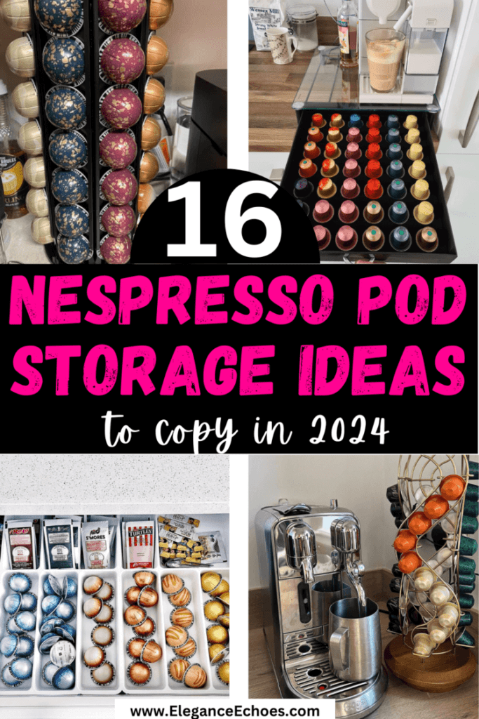 Nespresso pod storage ideas.