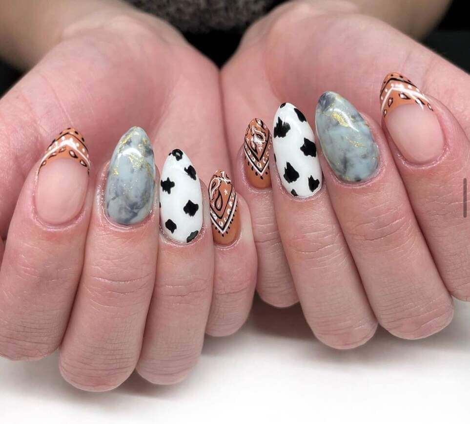 rodeo western nail designs