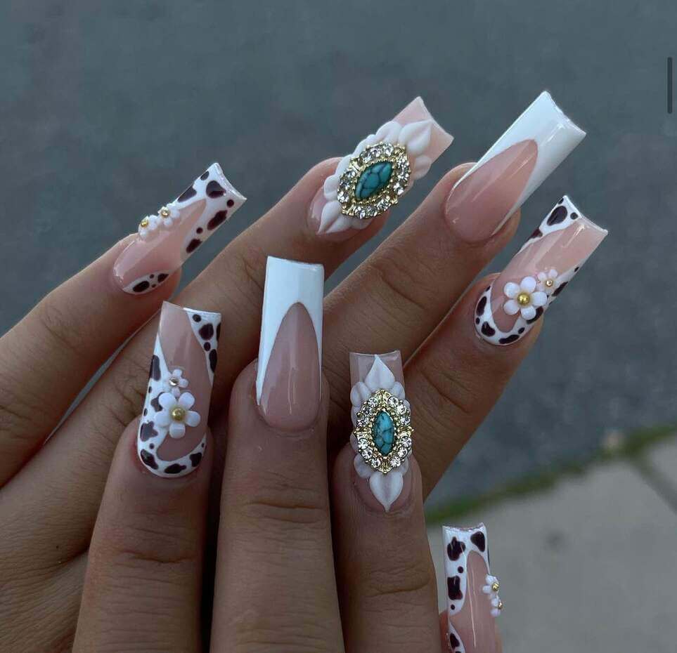 rodeo western nail designs