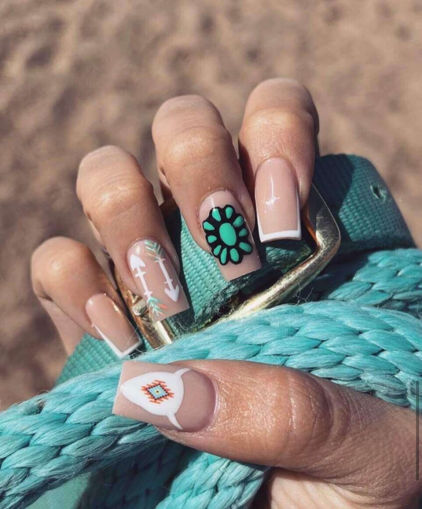 country western nail designs