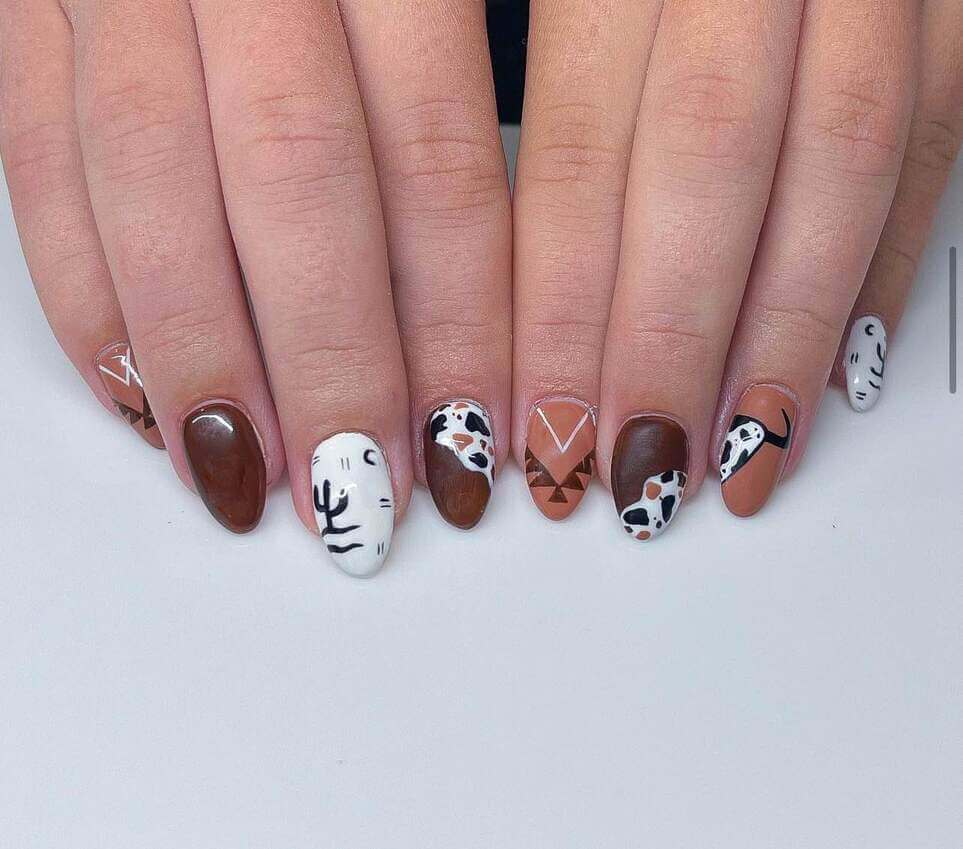 cute western nail ideas