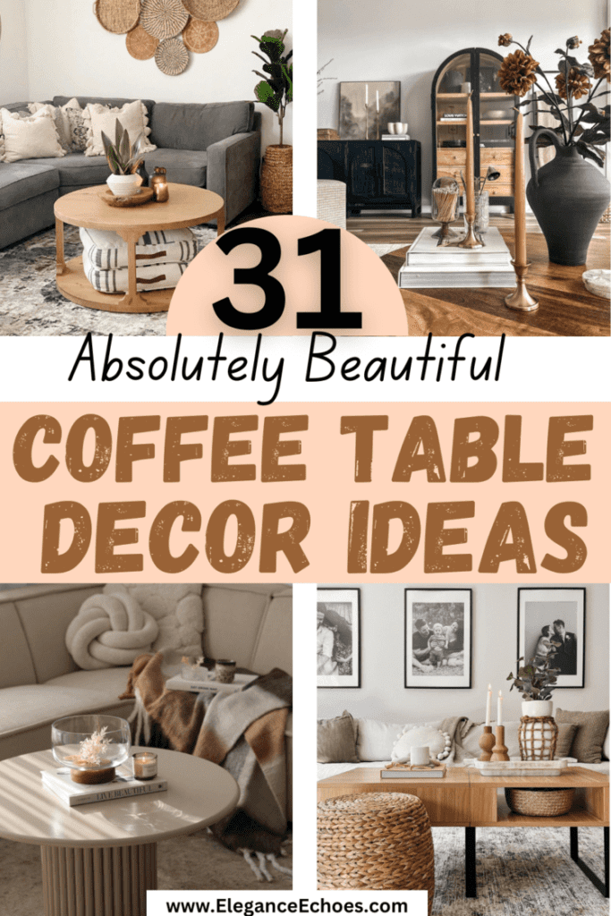 coffee table decor ideas