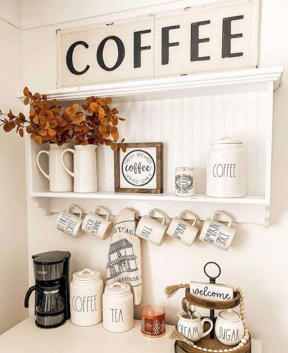 25 Creative Coffee Bar Ideas for a Good Morning Start to the Day