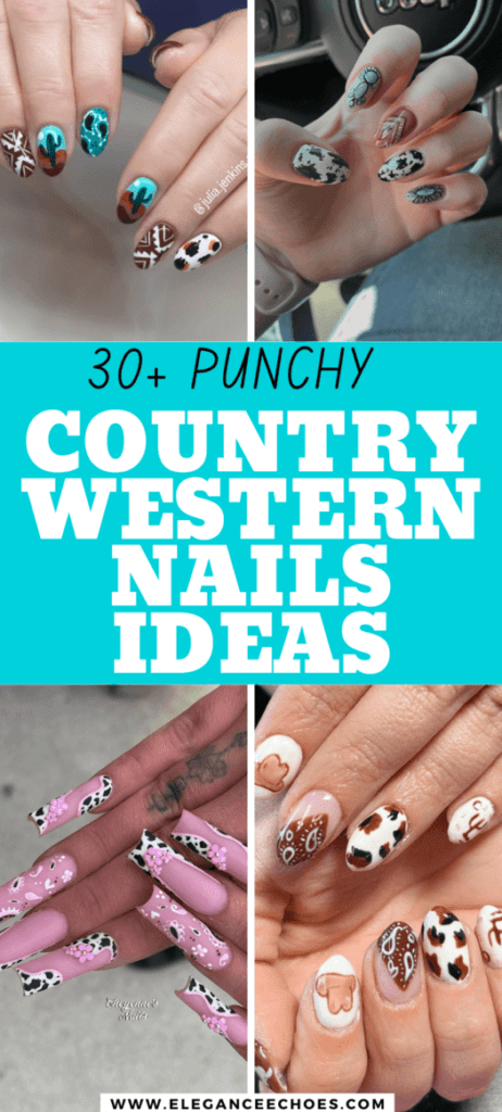 country western nail ideas