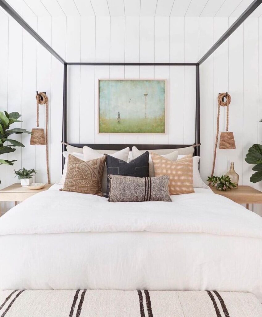 how to make a bed look like pottery barn