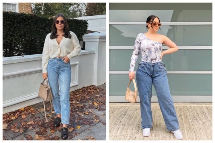 boyfriend jeans vs. mom jeans