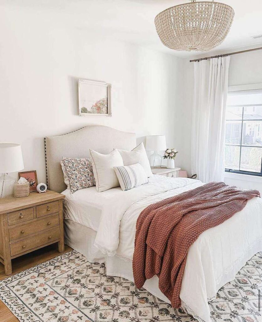 neutral modern bedroom decor