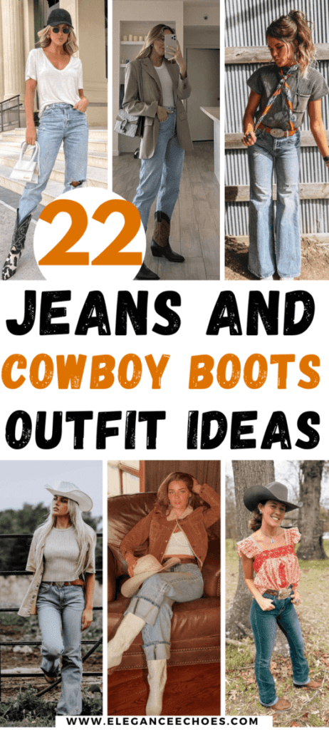 what to wear with jeans and cowboy boots