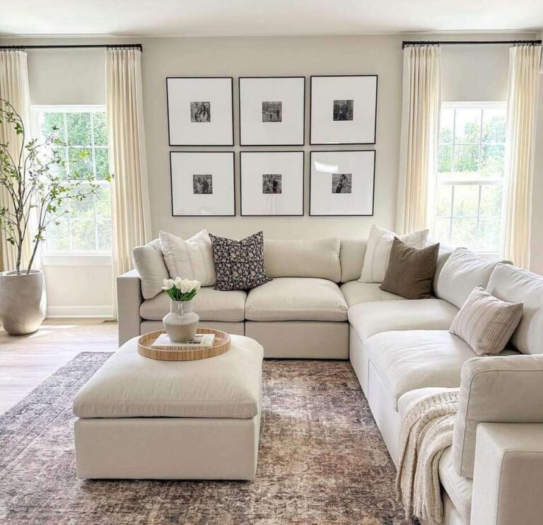 Say Goodbye to Blank Walls with 34 Stunning Above Sofa Wall Decor Ideas