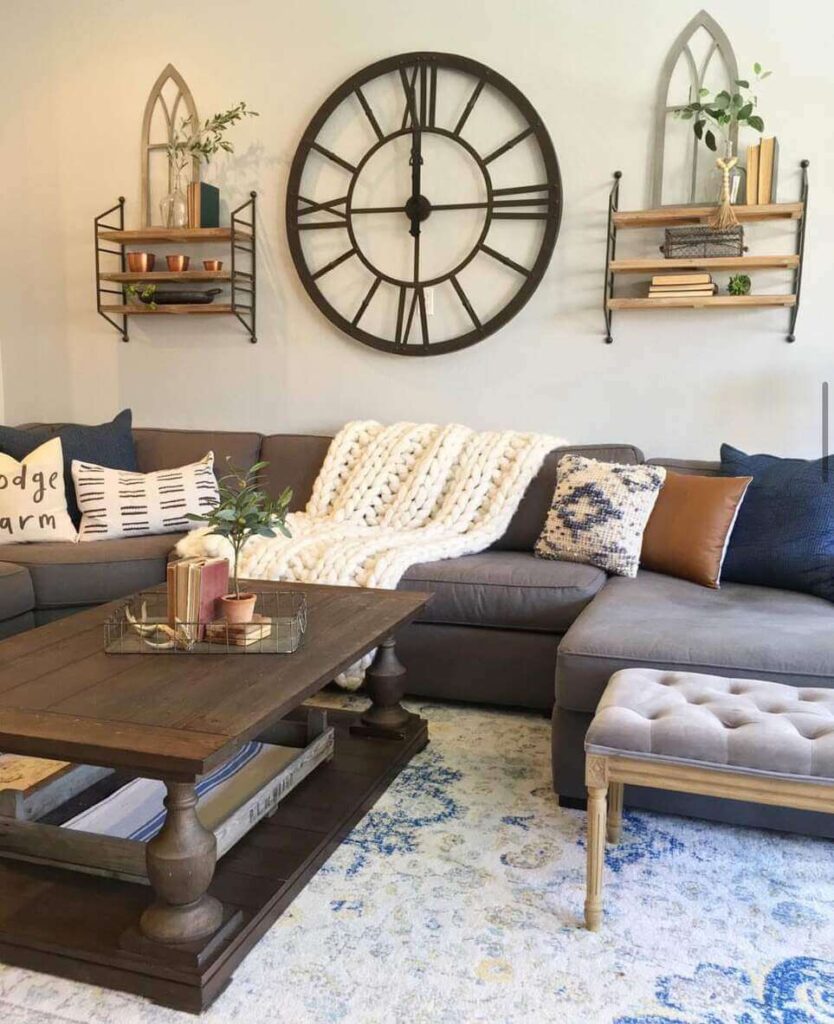 modern above sofa decor ideas