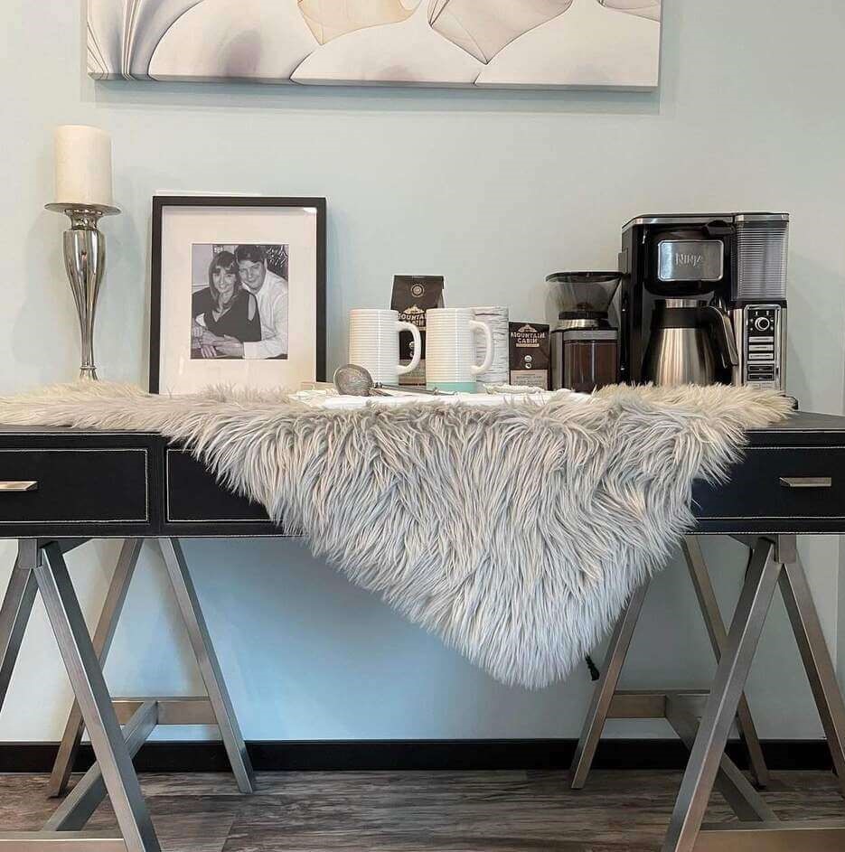 bedroom coffee station ideas