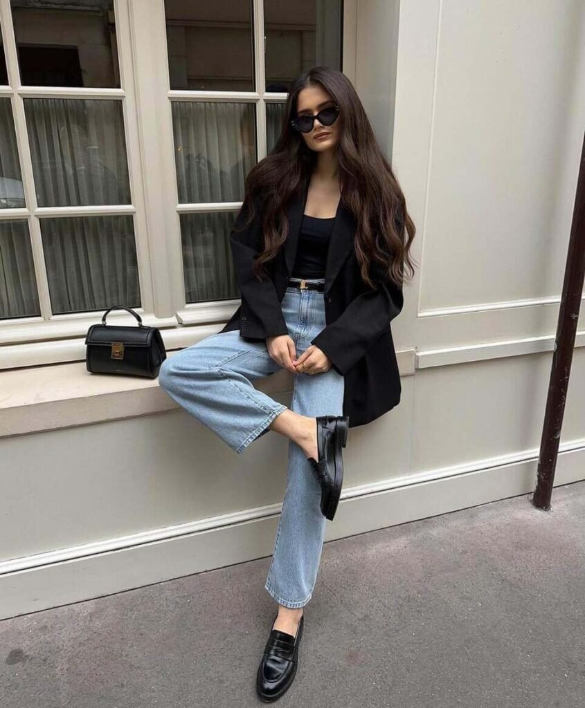 Black Loafers With Jeans