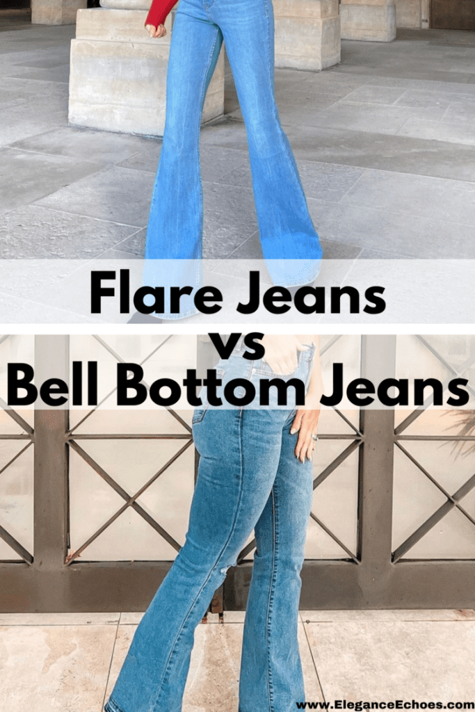 flare jeans vs bell bottoms