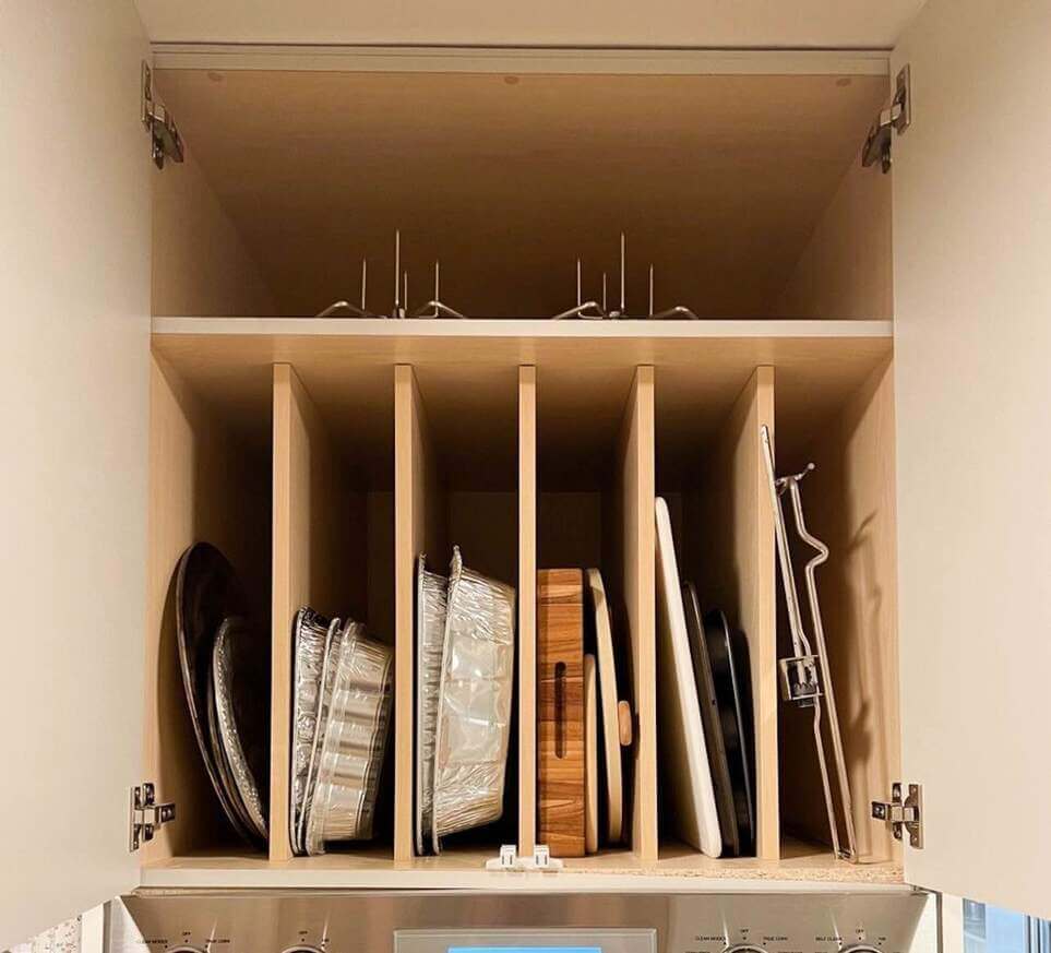 kitchen cabinet organization ideas