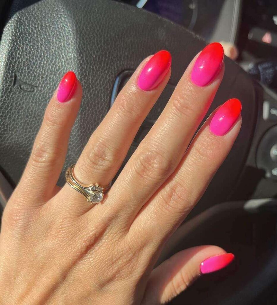 gradient pink nail ideas