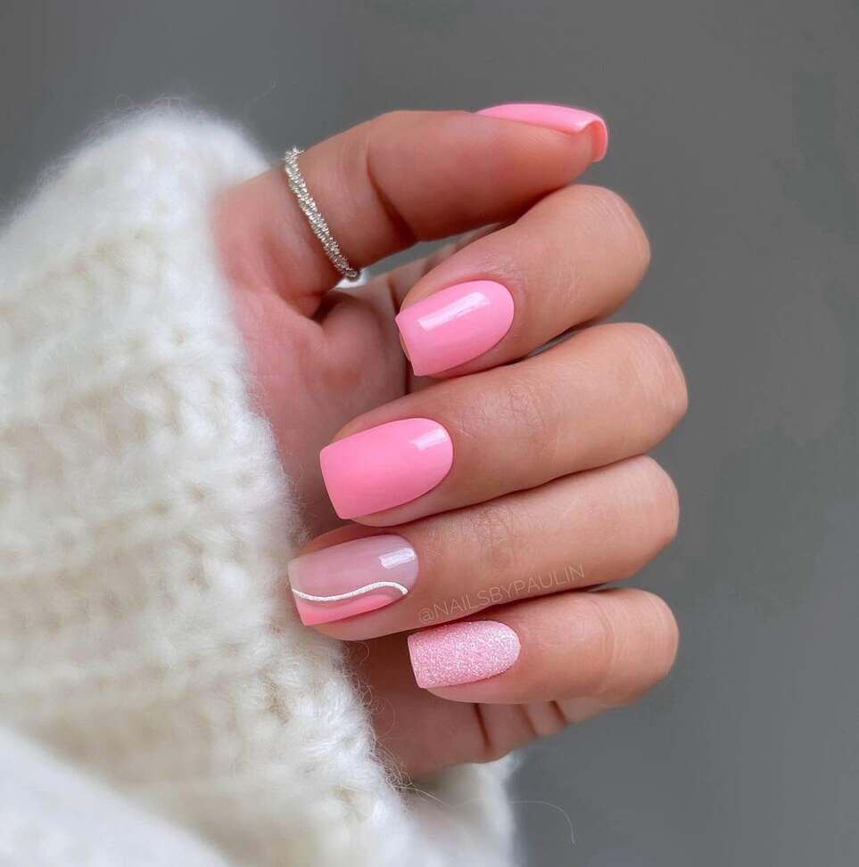 pastel pink nail ideas
