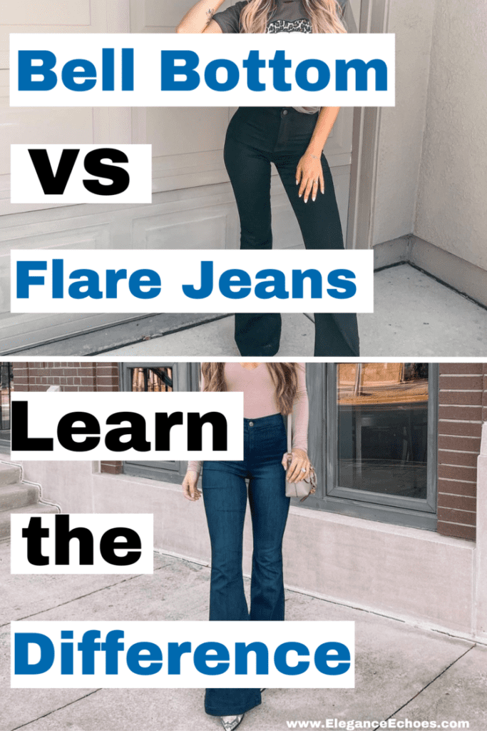 bell bottom vs flare jeans