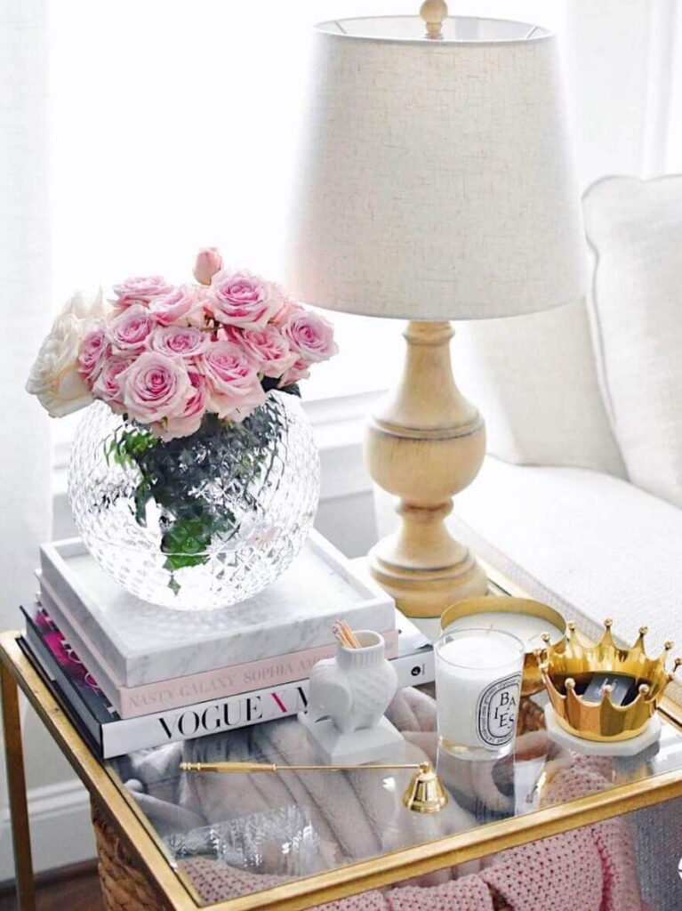 modern end table styling ideas