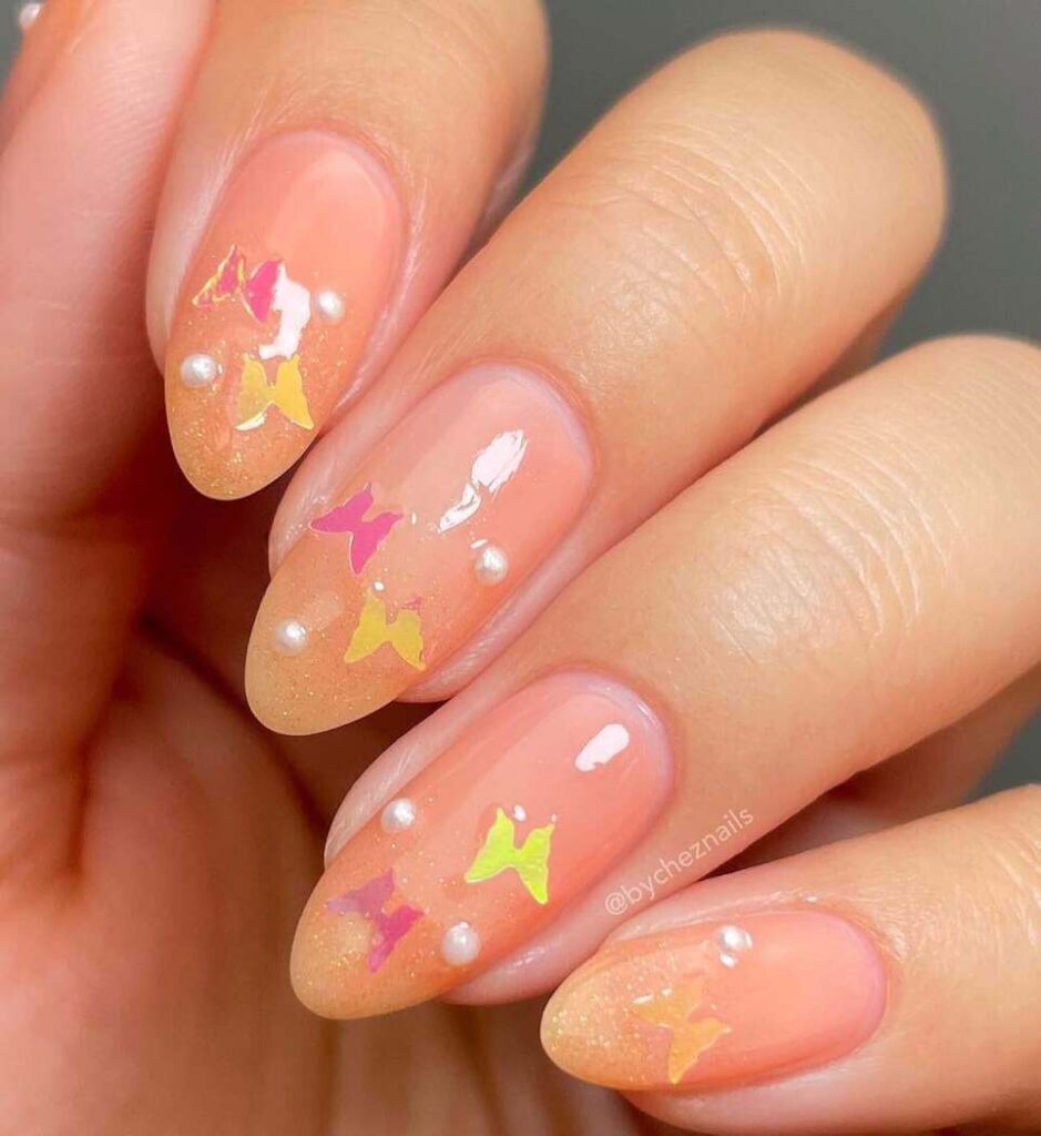 Korean jelly nails