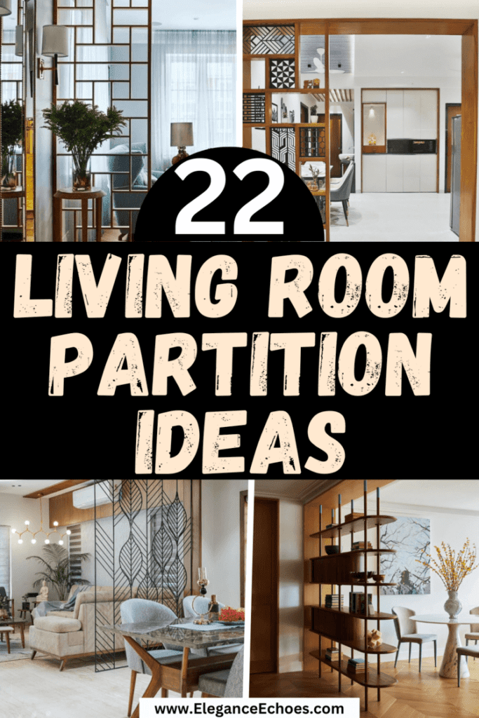 living room partition ideas